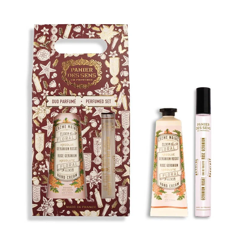 Coffret duo de noël - Géranium Rosat