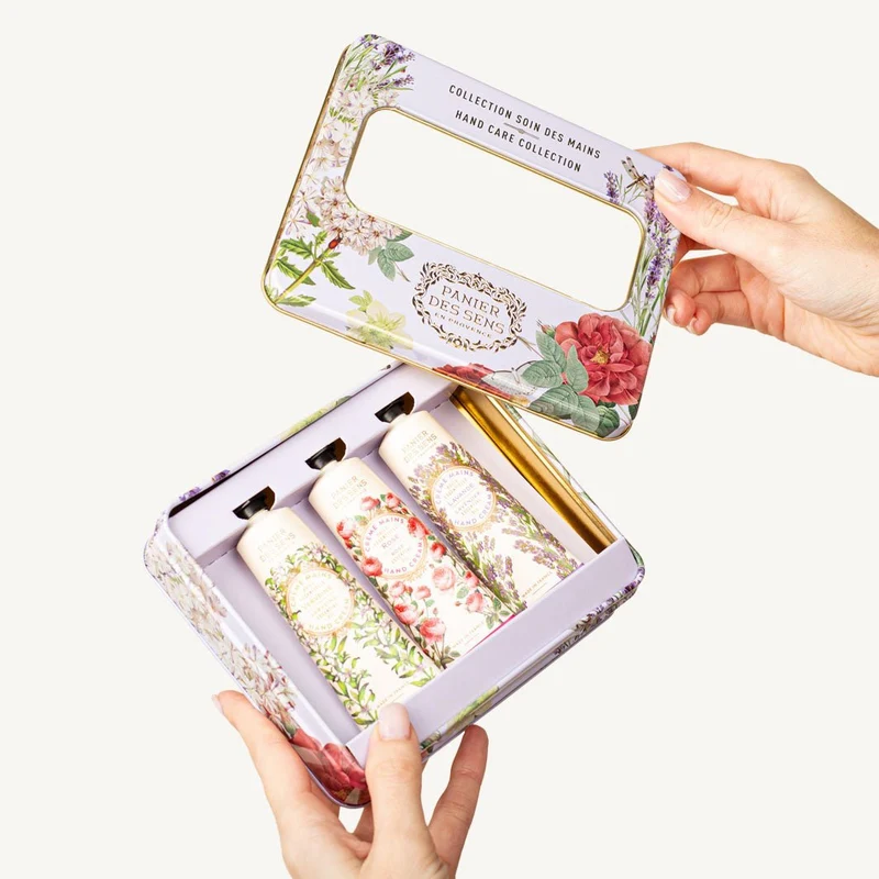 Coffret Crèmes Mains aux huiles essentielles - Lavande, Rose, Verveine (3x30ML)