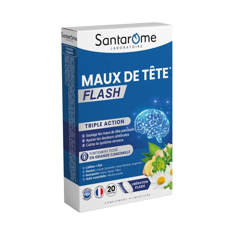 Maux de Tête Flash - 20 comprimés