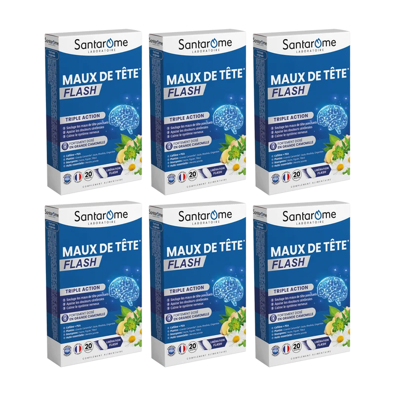Maux de Tête Flash - 20 comprimés