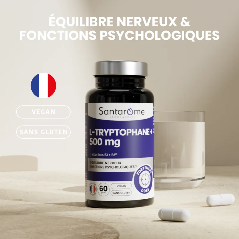 L-Tryptophane + 500 mg - 60 Gélules