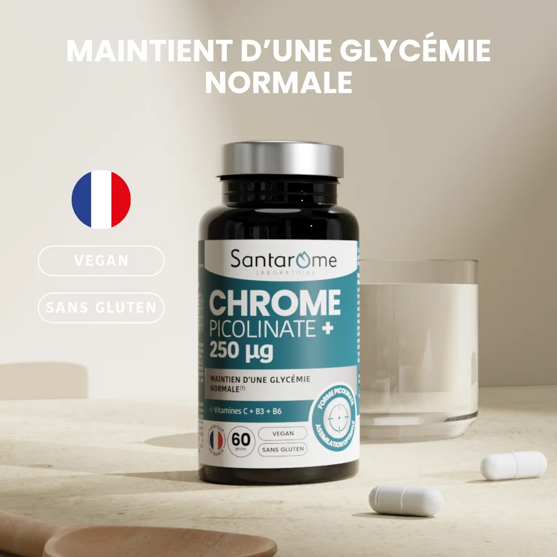 Chrome Picolinate + 250 µg - 60 Gélules