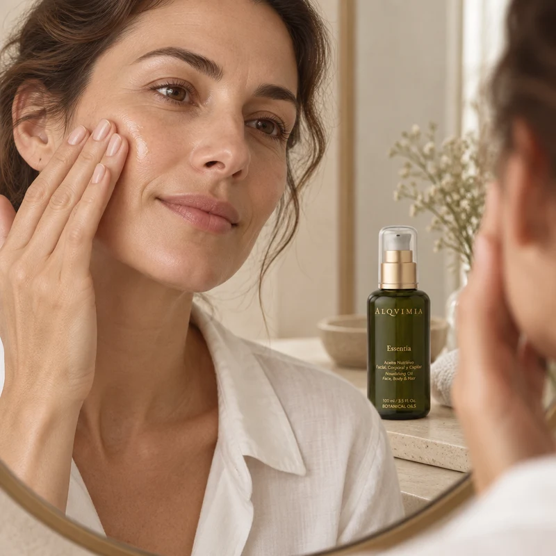 Huile nourrissante Alqvimia Essentia pour le visage, le corps et les cheveux 100 ml