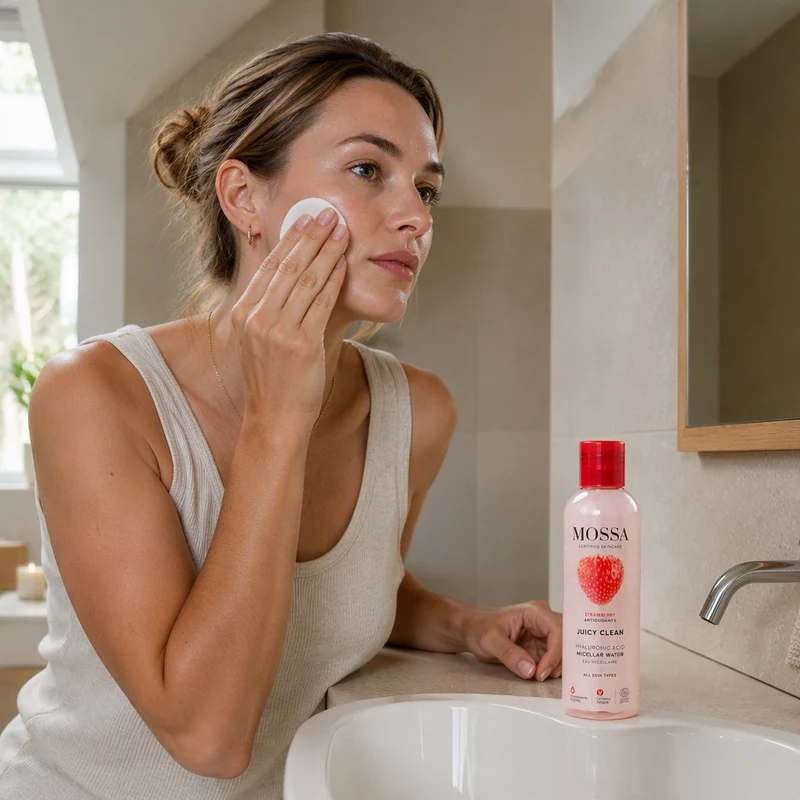 Eau micellaire 3 en 1 Mossa à l'acide hyaluronique 200 ml