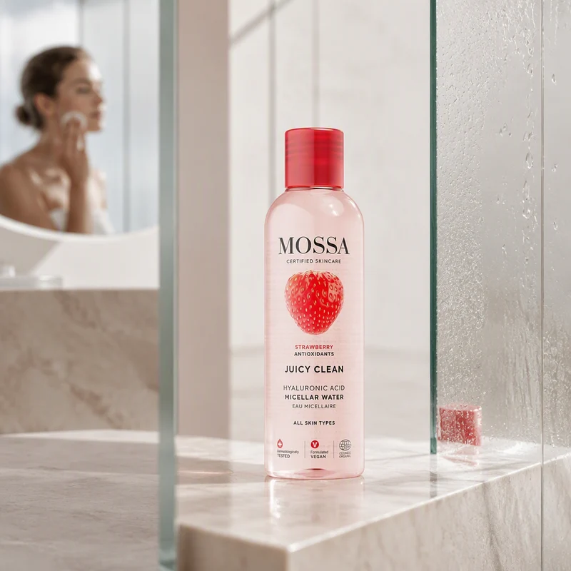 Eau micellaire 3 en 1 Mossa à l'acide hyaluronique 200 ml