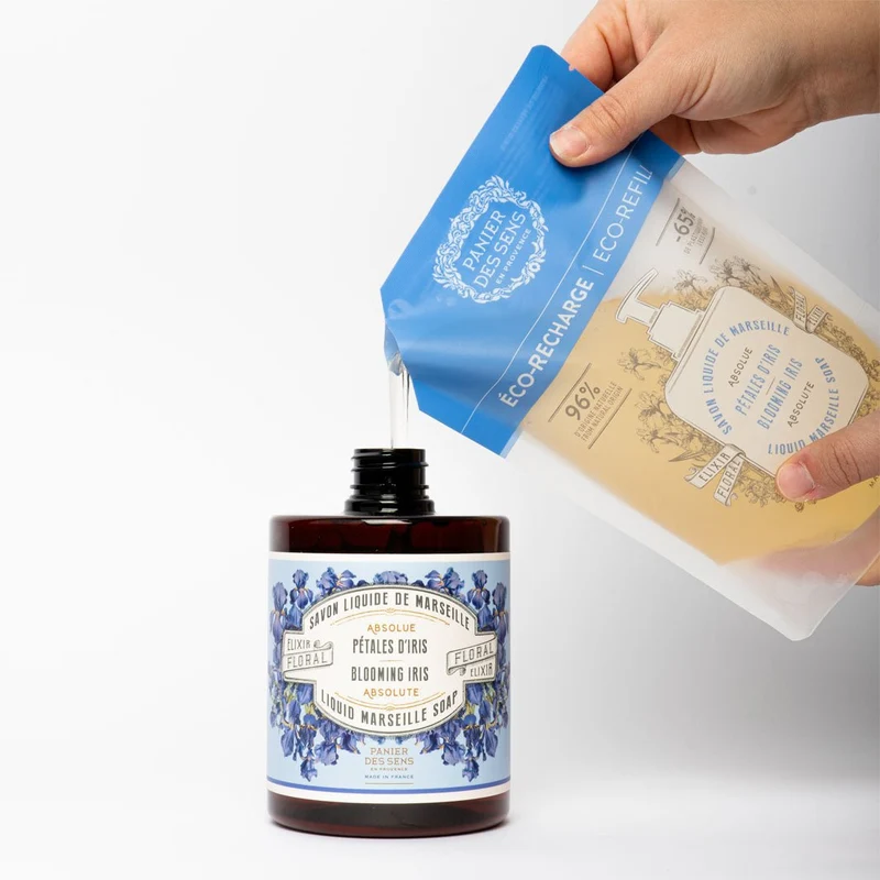 Recharge savon liquide de Marseille - Pétales d'Iris 500ml
