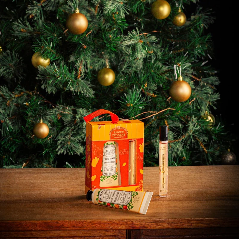Coffret Cadeau Duo Eau de toilette roll-on et Crème pour les mains - Fleur d'Oranger