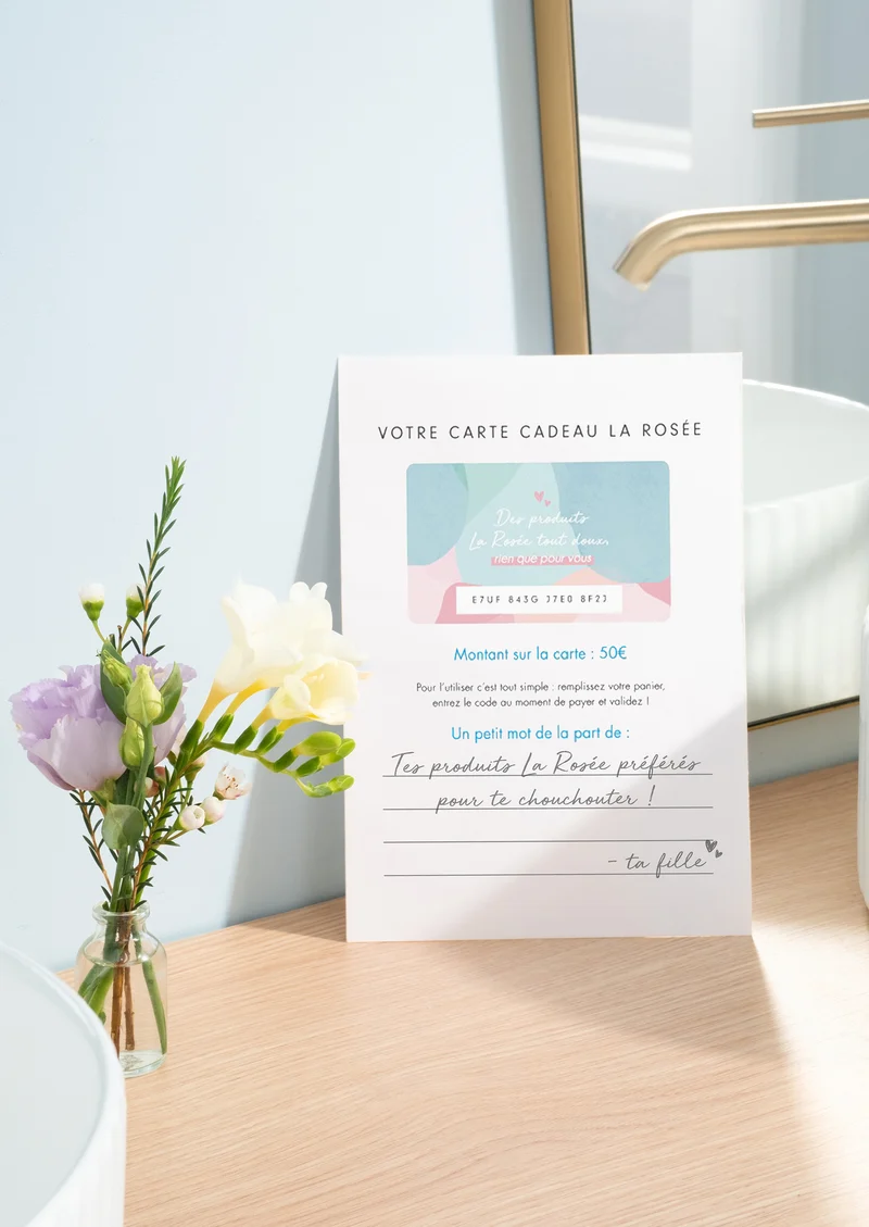 E-carte cadeau La Rosée