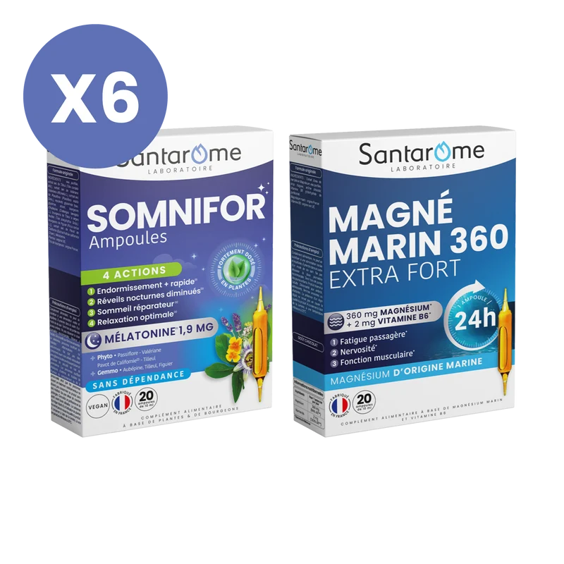 Pack Sommeil & Magnésium - Ampoules