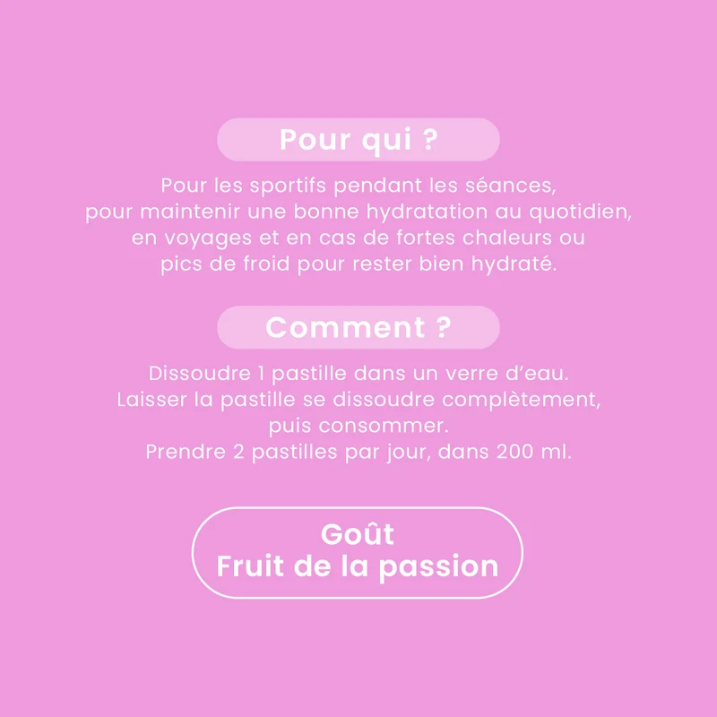 HYDRA'MAX Fruit de la passion - 20 pastilles hydratation