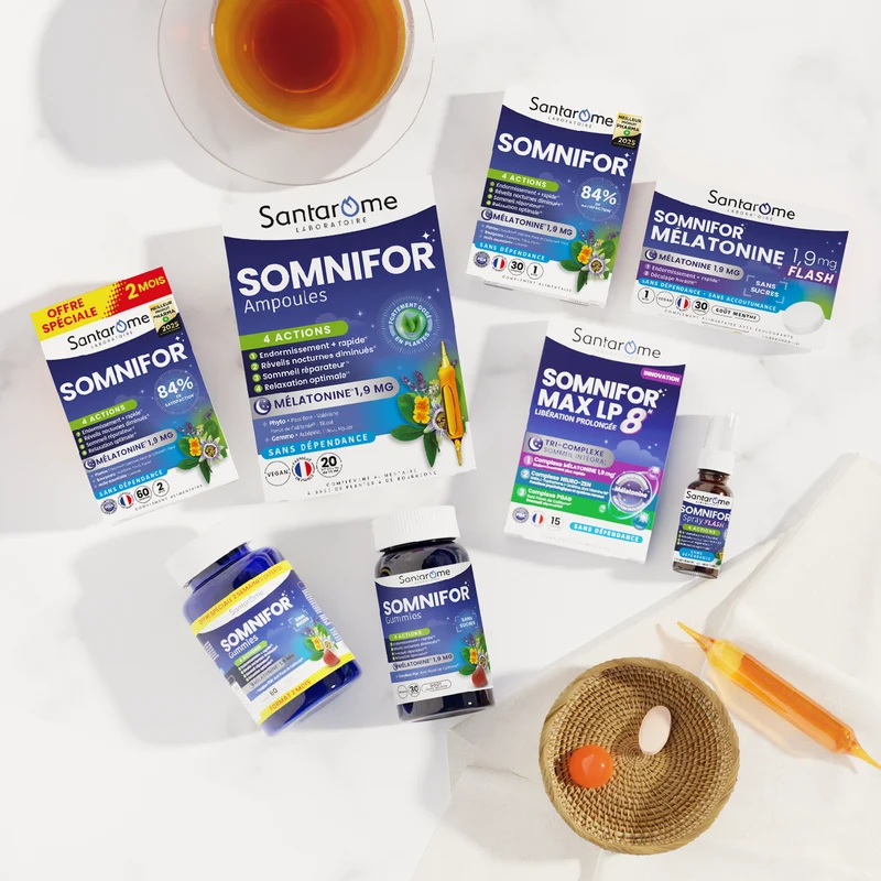 Somnifor 4 Actions - 20 ampoules Mélatonine