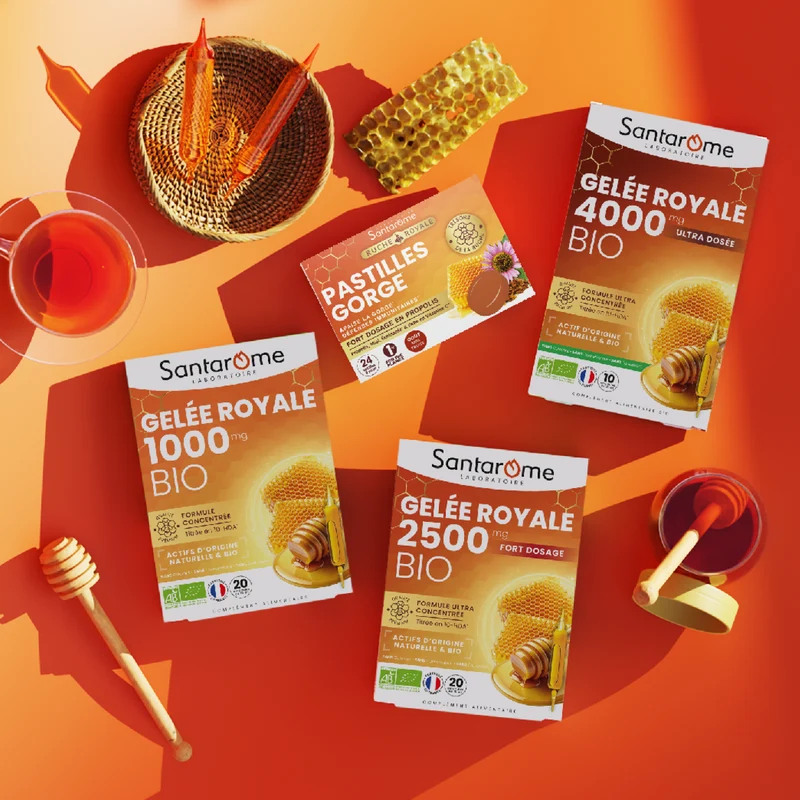 Gelée Royale 4000 Bio - 10 ampoules