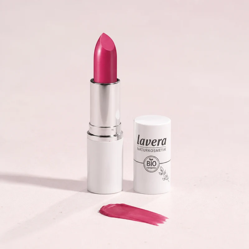 Rouge à lèvres crème éclat Lavera 08 Pink Universe