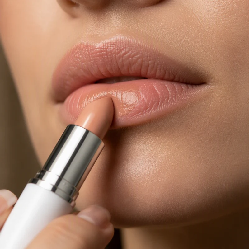 Rouge à lèvres crème éclat Lavera 04 Pêche Nude