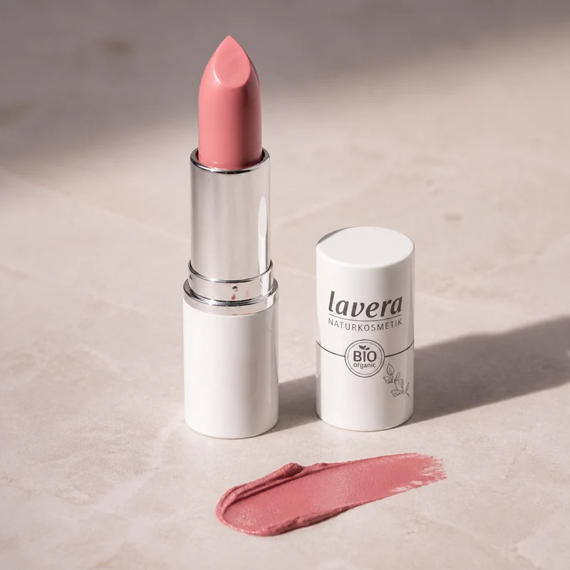 Rouge à lèvres crème éclat Lavera 03 Pivoine
