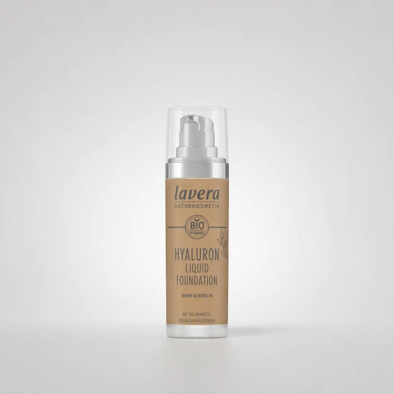 Fond de teint fluide Lavera Hyaluron 06 Amande chaude 30 ml