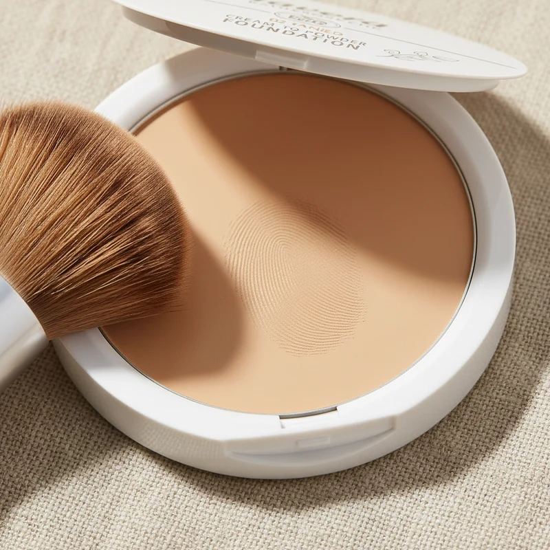 Fond de teint crème poudre de maquillage Lavera 02 Tanned
