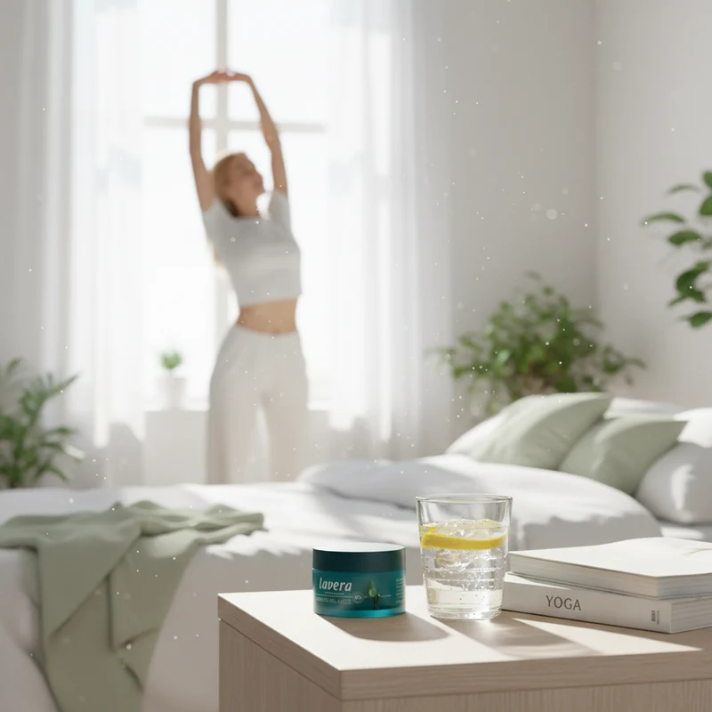 Lavera Barrier Balance Crème de Nuit aux Prébiotiques et au Thé Vert 50 ml