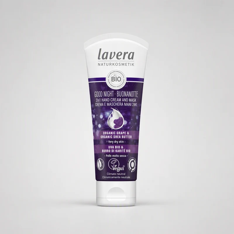 Crème pour les mains et masque de nuit Lavera 75 ml