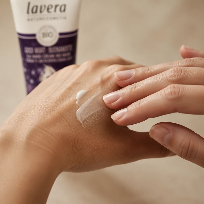 Crème pour les mains et masque de nuit Lavera 75 ml
