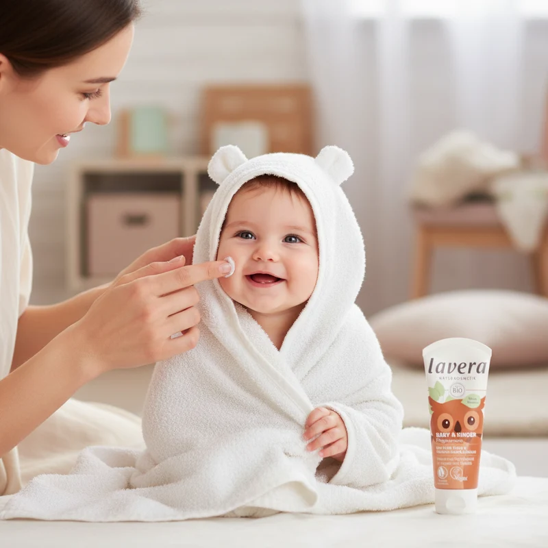 Lavera Crème Hydratante Ultra Douce pour Bébés et Enfants 75 ml