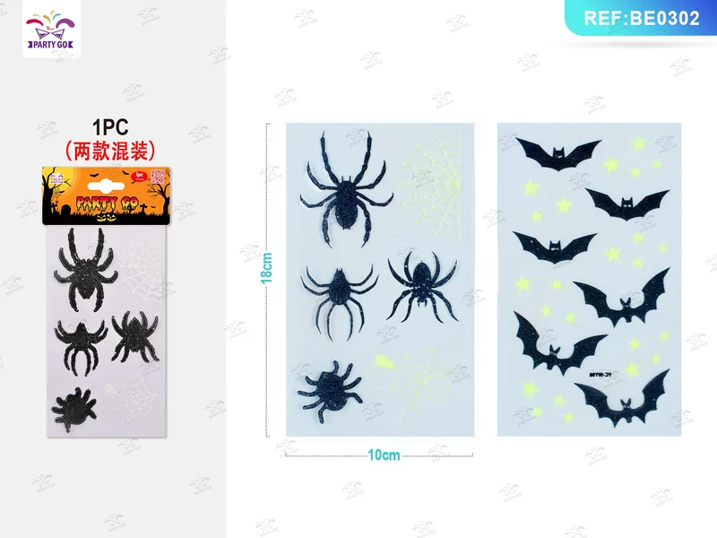 Adesivi Halloween fosforescenti modello assortito PartyGo