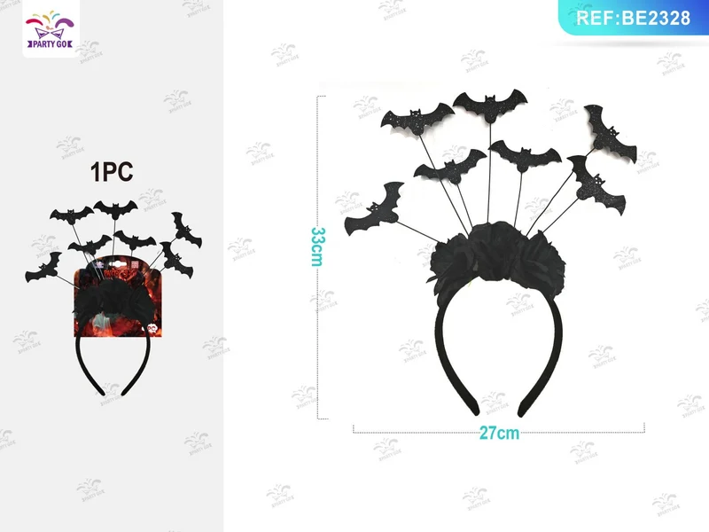 Cerchietto Halloween con pipistrelli PartyGo