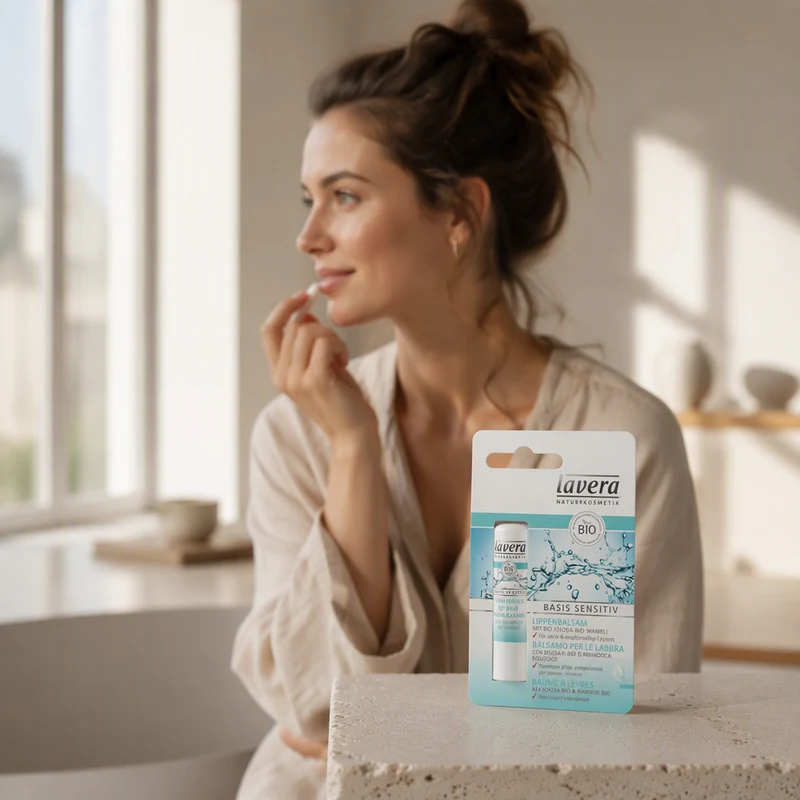 Baume à lèvres Lavera Basis Sensitiv 4.5gr
