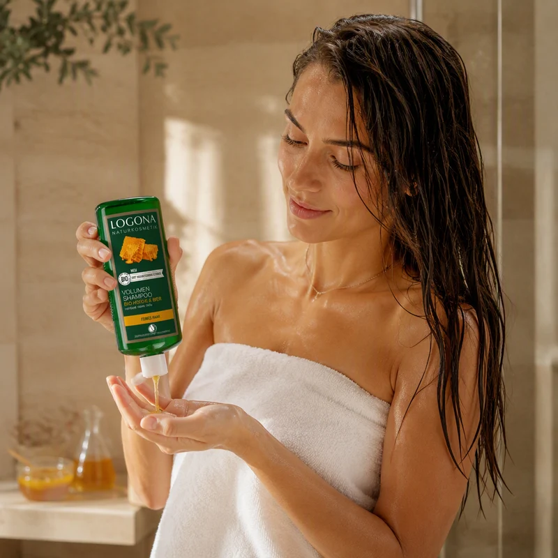 Logona Shampooing Volume au Miel et à la Bière 250ml