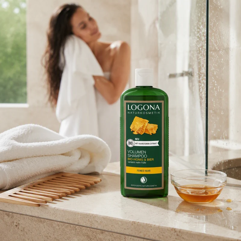Logona Shampooing Volume au Miel et à la Bière 250ml