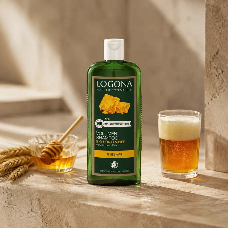 Logona Shampooing Volume au Miel et à la Bière 250ml
