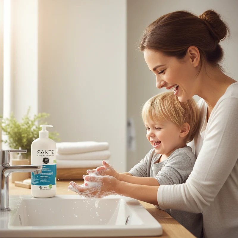 Savon pour les mains Sante à l'aloès et au citron bio 500ml