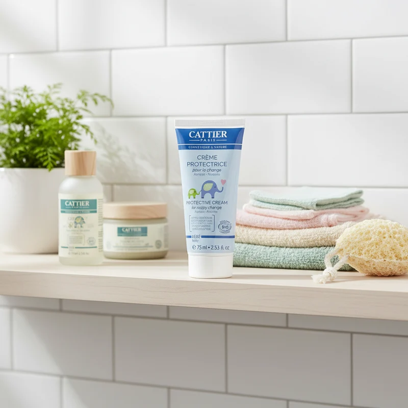 Cattier Crème Protectrice pour Changement de couche 75 ml