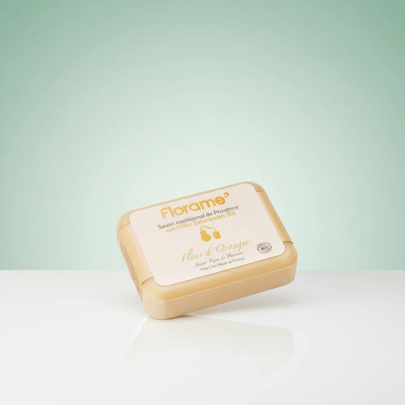 Savon Traditionnel à la Fleur d'Oranger de Provence Florame 100g