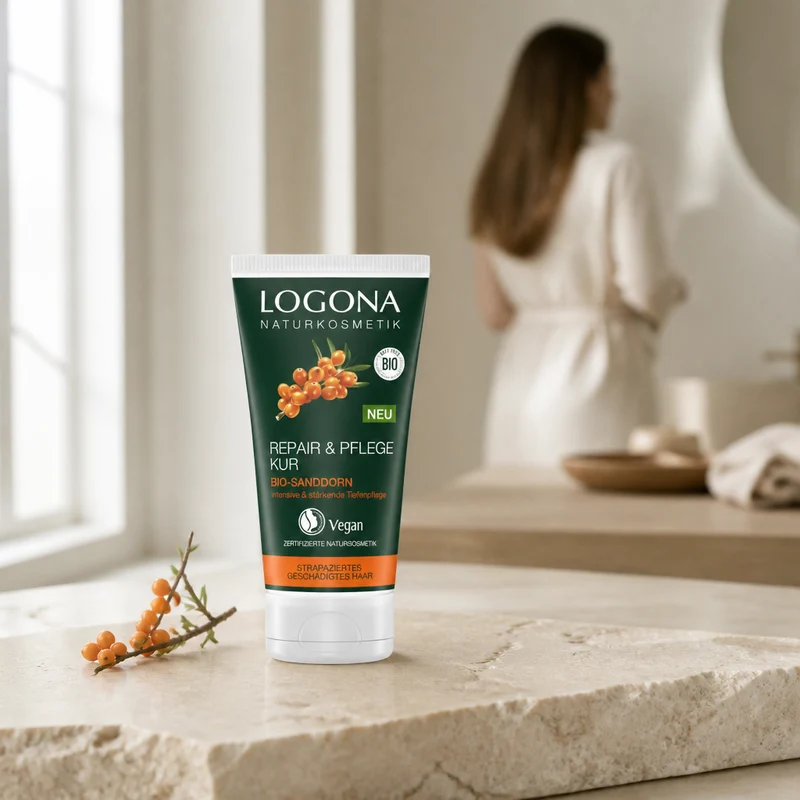 Masque capillaire réparateur à l'argousier Logona 150 ml