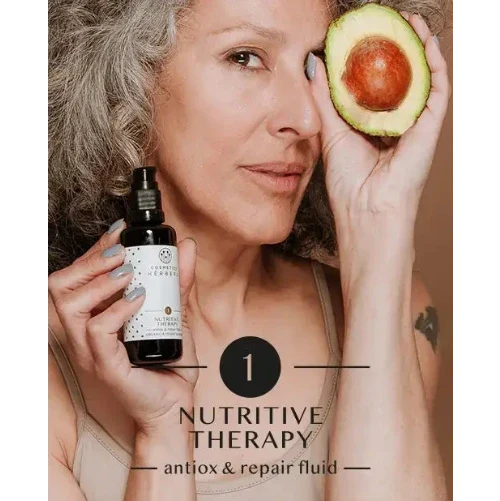 Herbera Nutritive Therapy (Fluide Visage Argan et Avocat) pour Peaux Sèches 50ml
