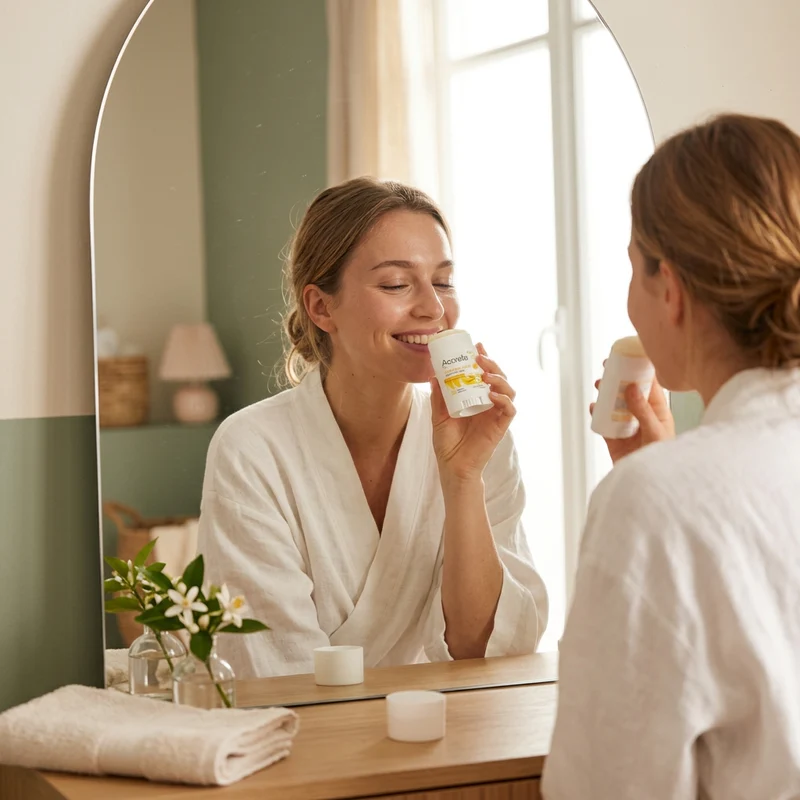 Acorelle Déodorant Baume Stick à l'Ylang et au Palmarosa 40gr