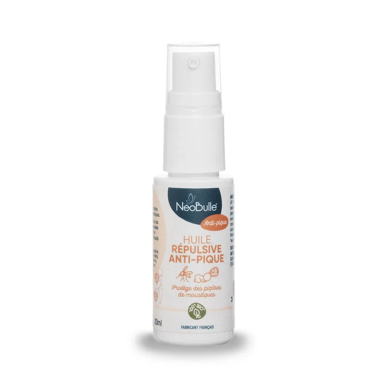 Huile repulsive anti-pique anti-moustique bébé 20ml