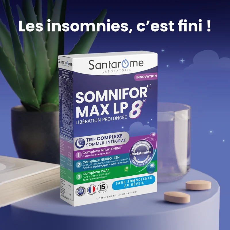 Somnifor Max LP 8h - 15 comprimés sommeil