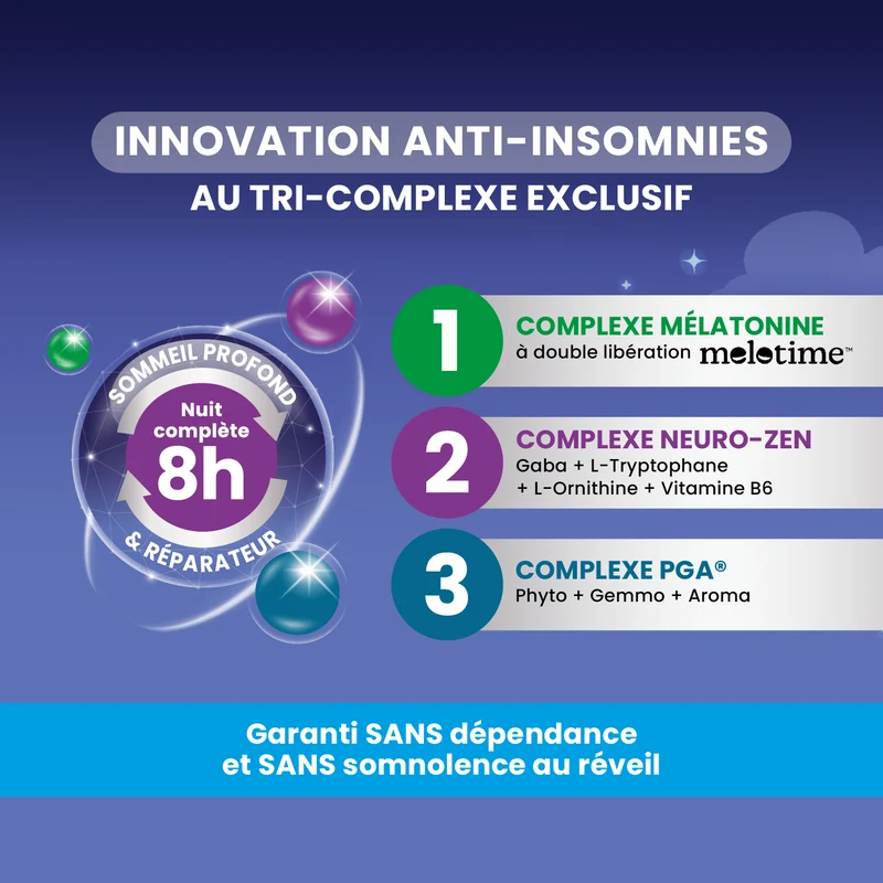 Somnifor Max LP 8h - 15 comprimés sommeil