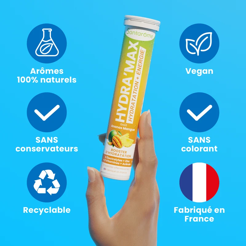 Pack découverte HYDRA'MAX 6 goûts - Pastilles Hydratation