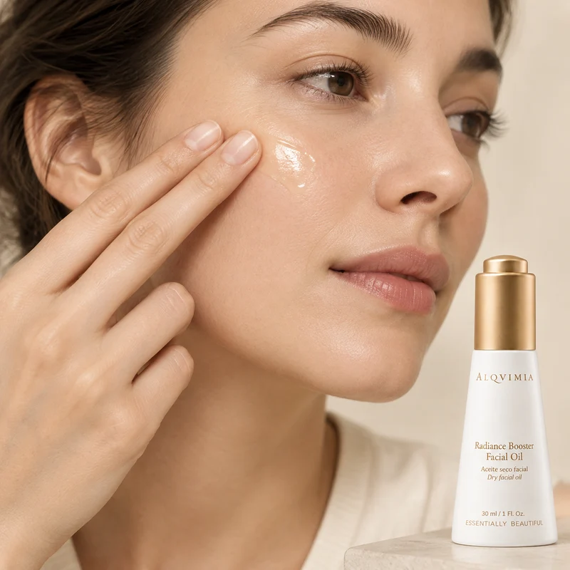 Huile visage booster d'éclat Alqvimia 30 ml