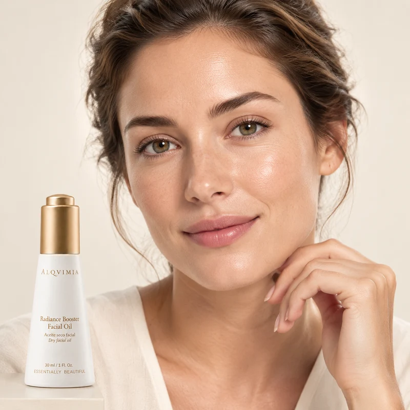 Huile visage booster d'éclat Alqvimia 30 ml