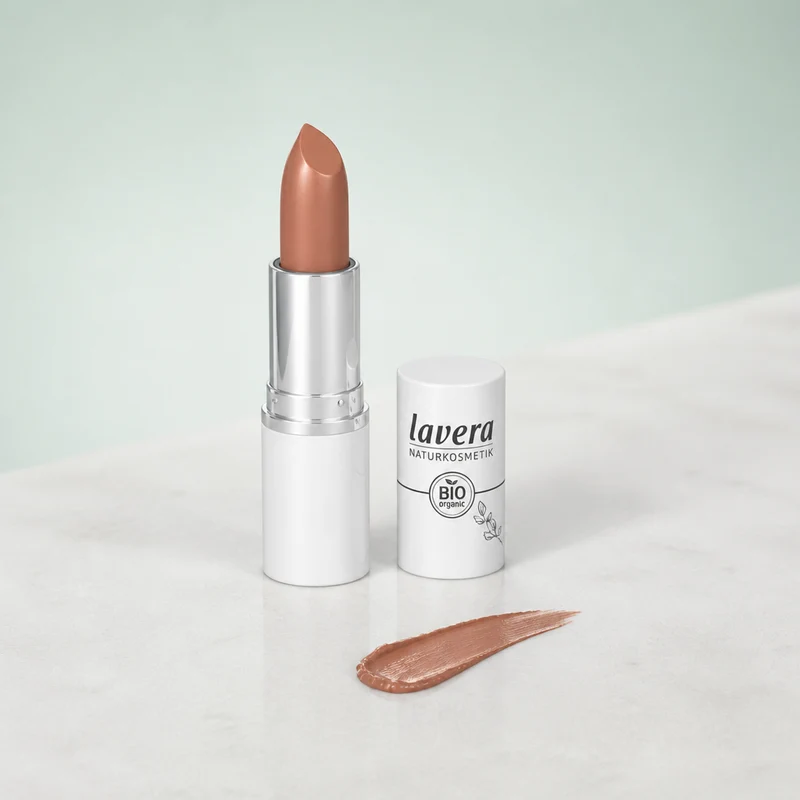 Rouge à lèvres Lavera Cream Glow 01 Brun antique