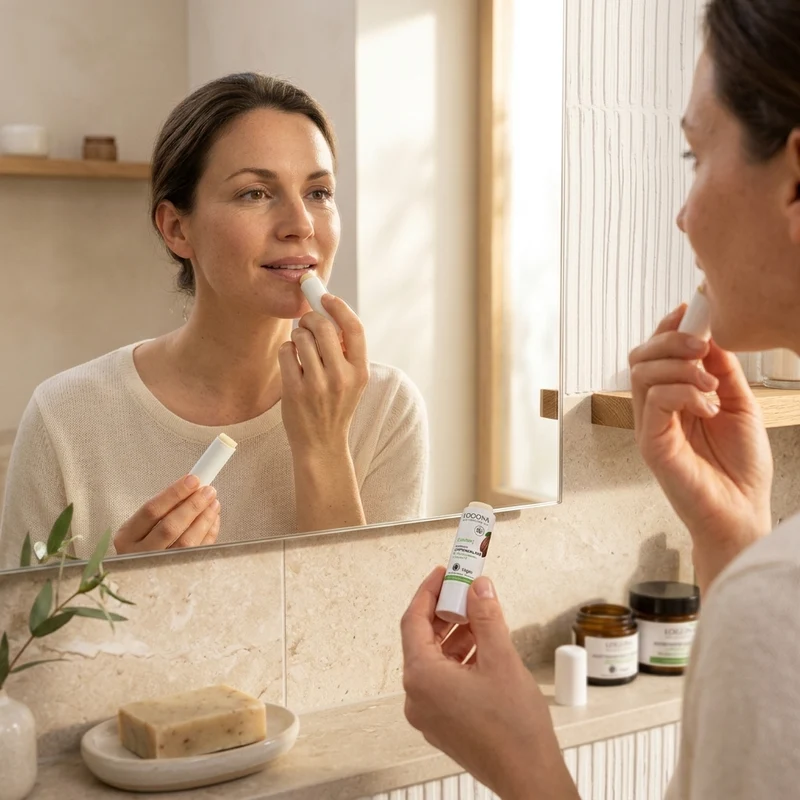 Baume à lèvres Logona Nutrition Intense Cacao et Vitamine E