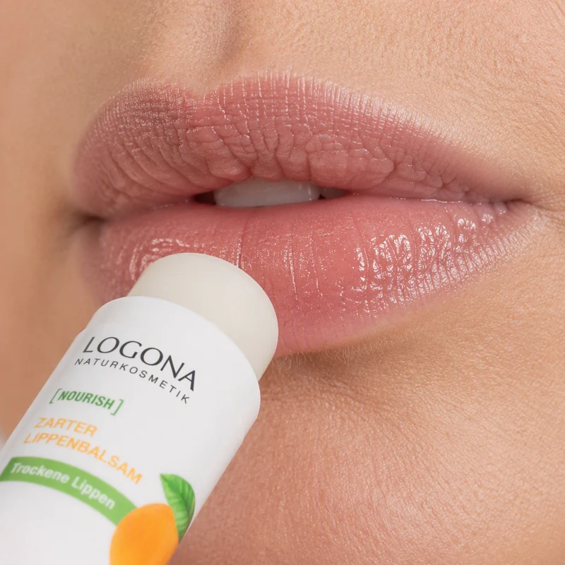 Baume à lèvres Logona Nutrition Délicate Orange et Vitamine F