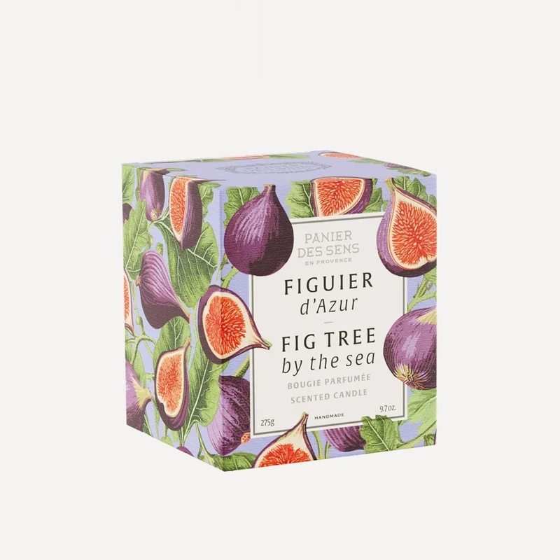 Bougie parfumée cire végétale - Parfum Figuier d'Azur 275g