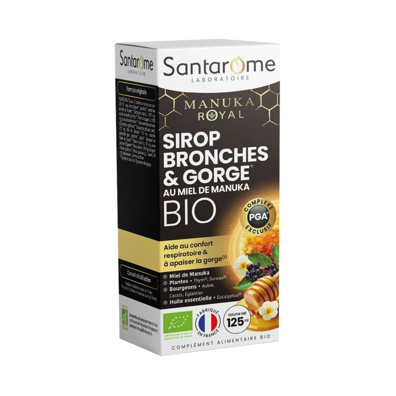 Sirop Bronches & Gorge au Miel de Manuka Bio