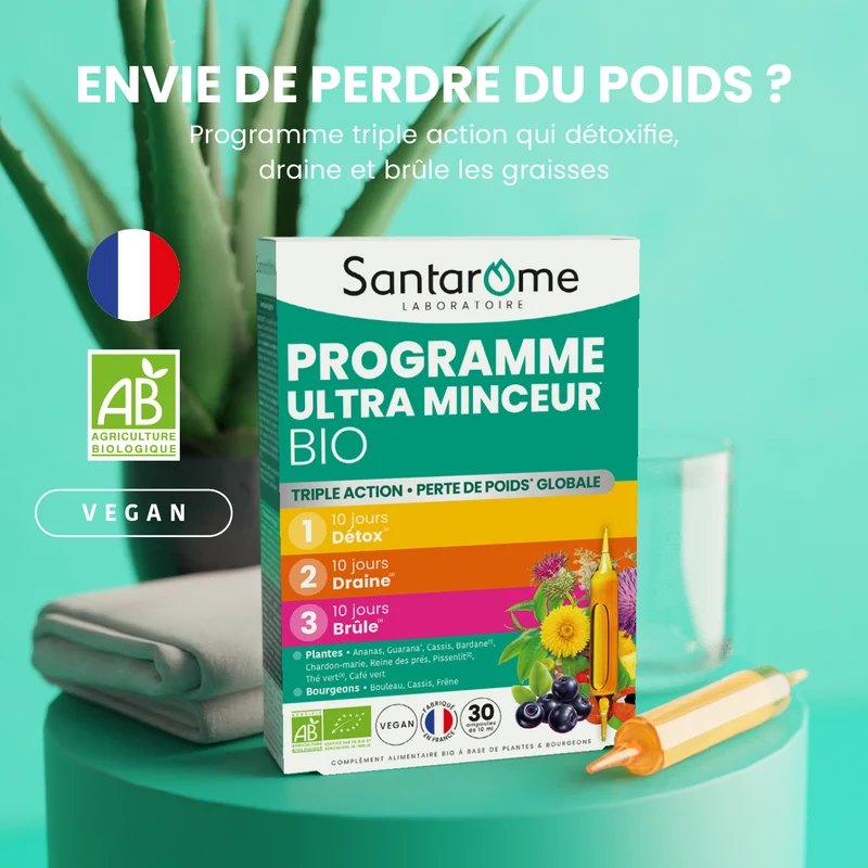 Programme Ultra Minceur Bio - 30 ampoules
