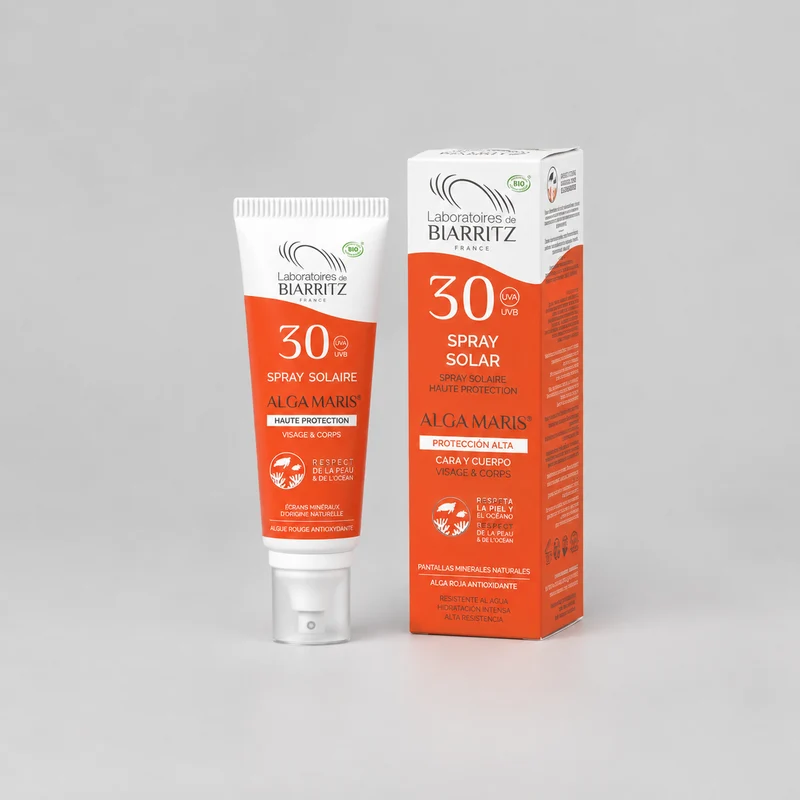 Laboratoires de Biarritz Spray Solaire Visage et Corps SPF 30 100 ml